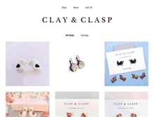 Tablet Screenshot of clayandclasp.com